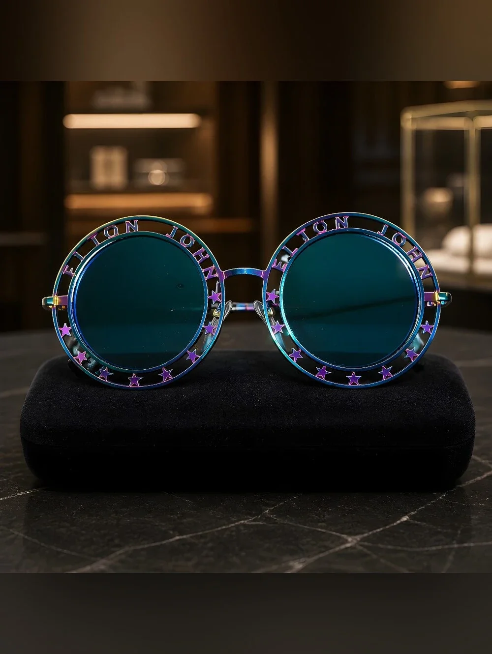 Unisex. Walk of Fame collection from the official Elton John Eyewear line.
